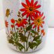 pot or cache stoneware pot decoration flowers
