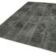 Hand-knotted oriental vintage 200 cm x 300 cm grey patchwork rug