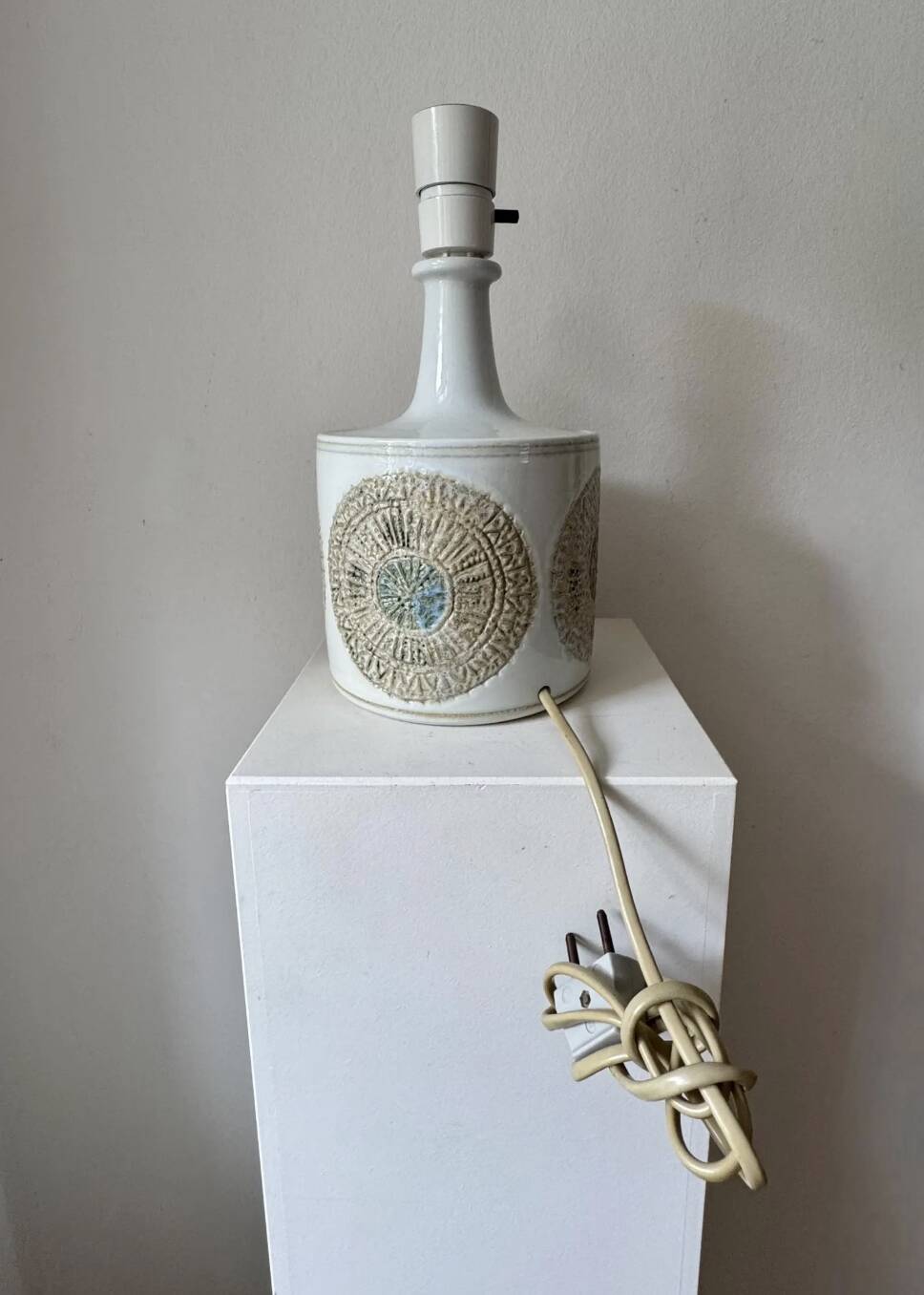 FOG & MØRUP table lamp "SOL" Royal Copenhagen, fayence, danish, 1960s