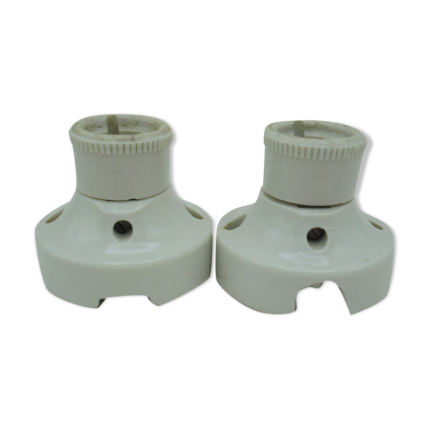 Duo of ceramic wall light