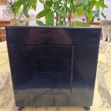 Antique liqueur set – Napoleon III style – 4 decanters + 15 glasses