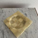 Vintage yellow square alber ashtray tiles