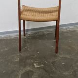 Vintage danish deign dining chair by miels moller ,model 71