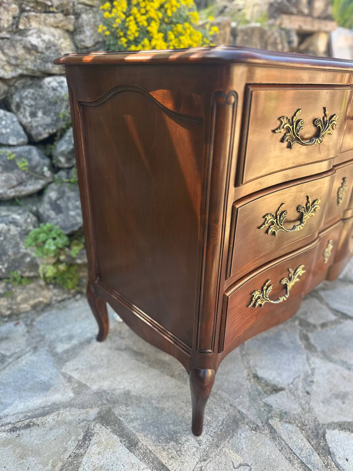 Commode en Acajou de style Louis XV Époque XX eme siècle