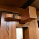 Dining table vintage solid wood refectory