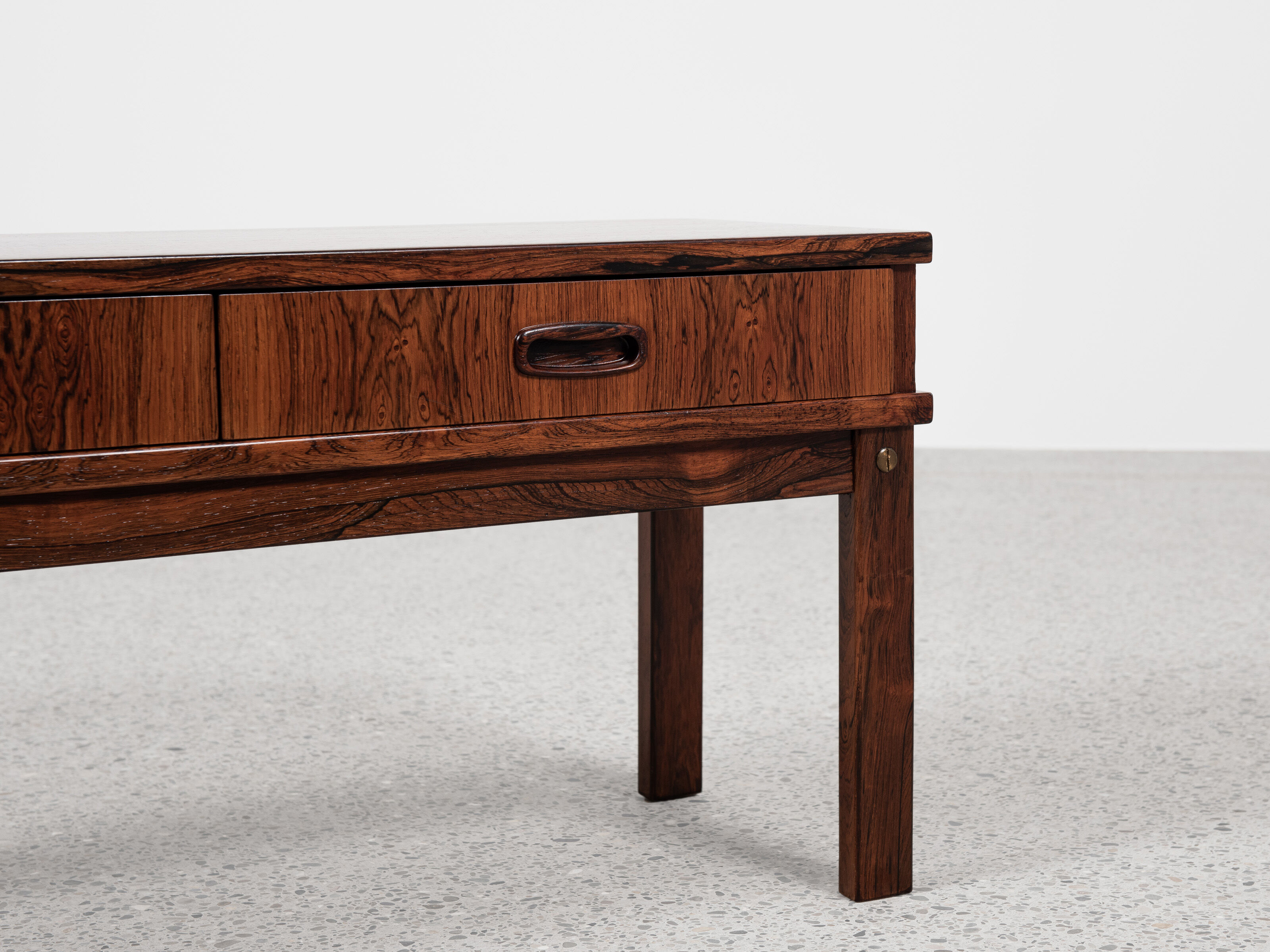 Midcentury Danish chest of 2 drawers in rosewood 1960s