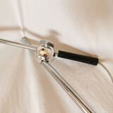 Articulated lamp, plastic and chrome, mushroom, 1970 style