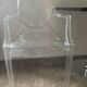 Ensemble Philippe Starck Kartell table à manger Top Top et 2 fauteuils Louis Ghost