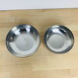 2 AMC stainless steel salad bowls / fruit bowls
