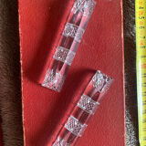 12 porte couteaux cristal