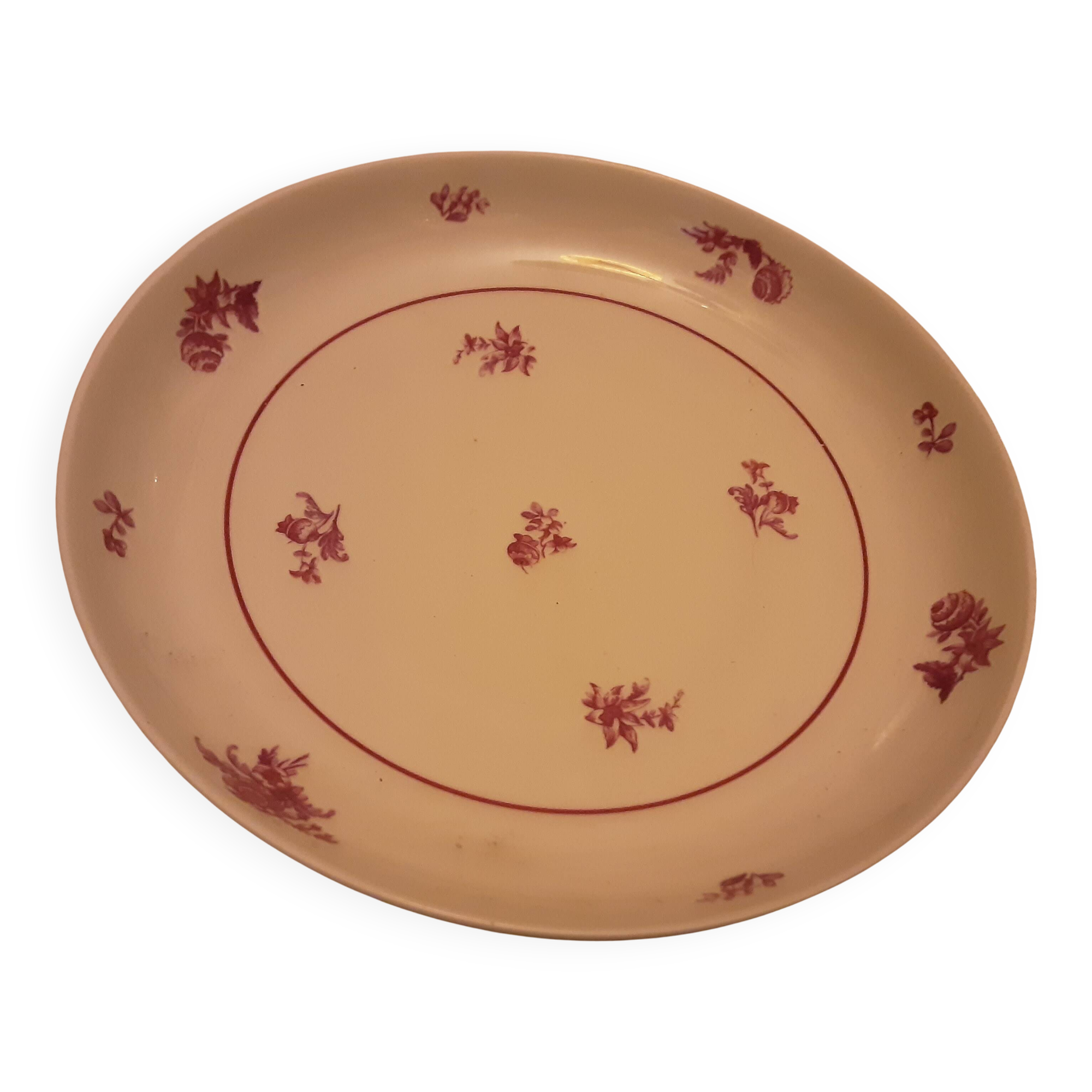 Theodore haviland limoges porcelain shower-foot cake dish