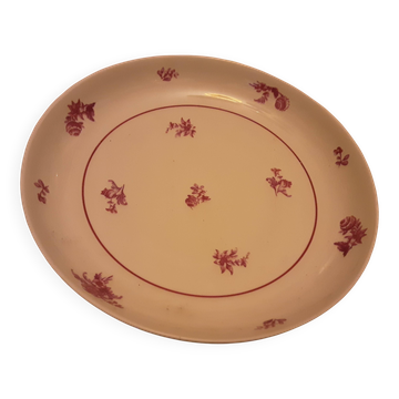 Plat a gateaux pied douche porcelaine de limoges theodore haviland