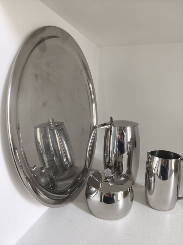 Service petit déjeuner inox Guy Degrenne