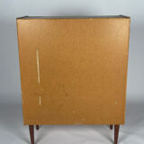 Scandinavian teak chest of drawers from the 1960s.