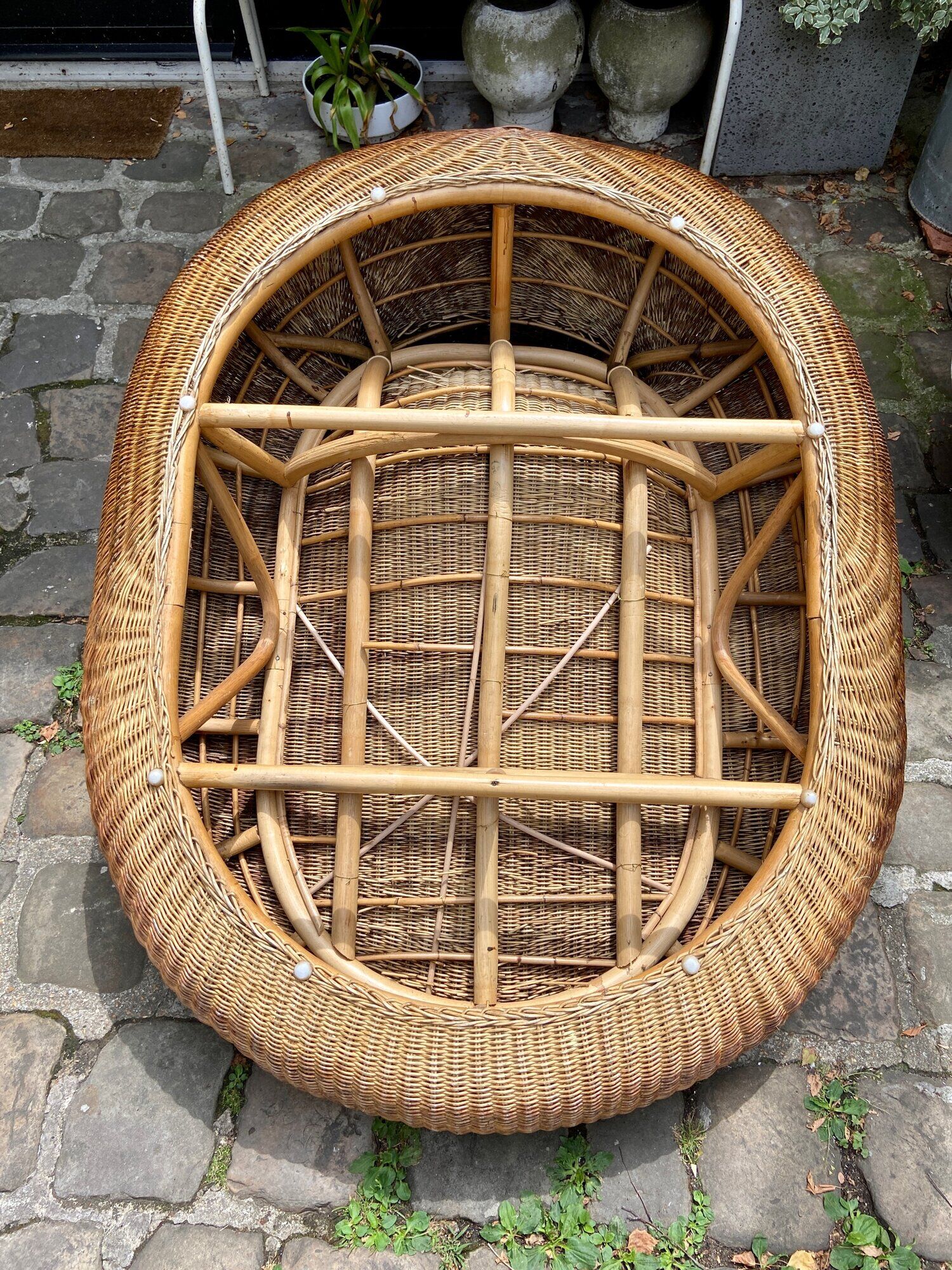 Wicker Storvig heater by Carl Öjerstam for Ikea, 2000s