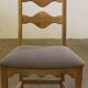Chaises en chêne à dossier haut / échelle de style Henning Kjærnulf, années 1960, ensemble de 4
