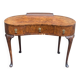 Console lady's desk in walnut burl from the early 20th century.