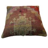 Housse de coussin kilim turc vintage, 55 x 55 cm