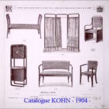 Kohn Armchair No. 719, Vienna Secession 1905 (Siegel /Moser)