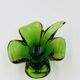 Biomorphic glass bowl from Murano attributed to Flavio Poli.