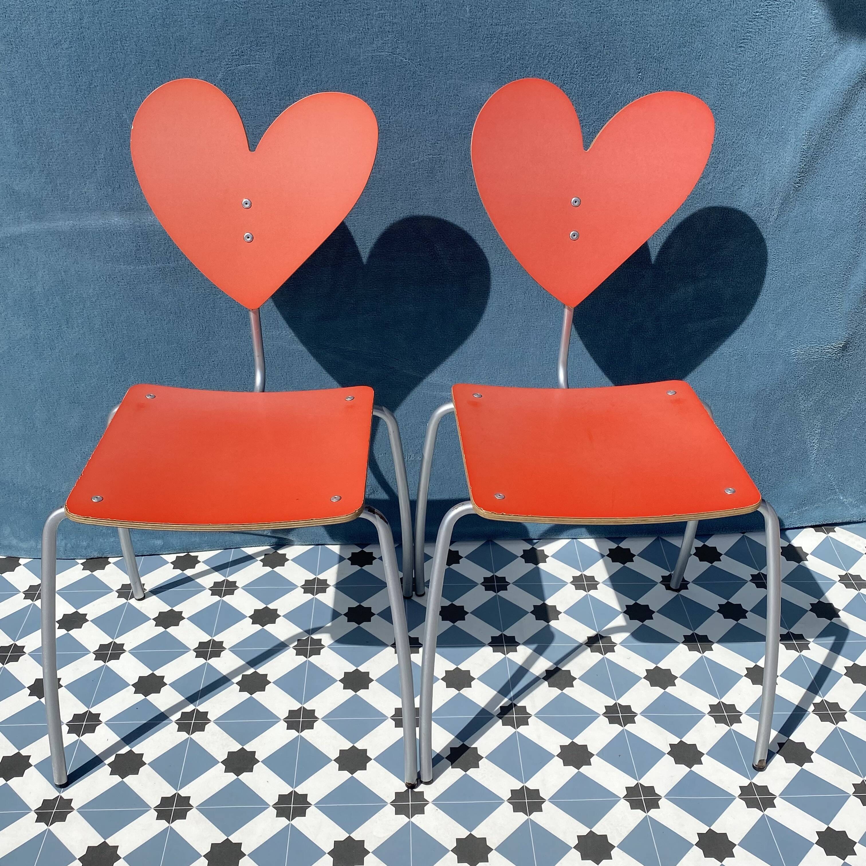 Set of Heart, Cloud, Smiley and Flower chairs by Agatha Ruiz de la Prada
