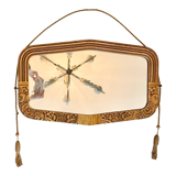 Golden art deco mirror