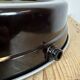 Large Industrial Brown Bakelite East German Wall Clock from GW, 1960s