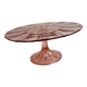 Dish cake or pie on foot