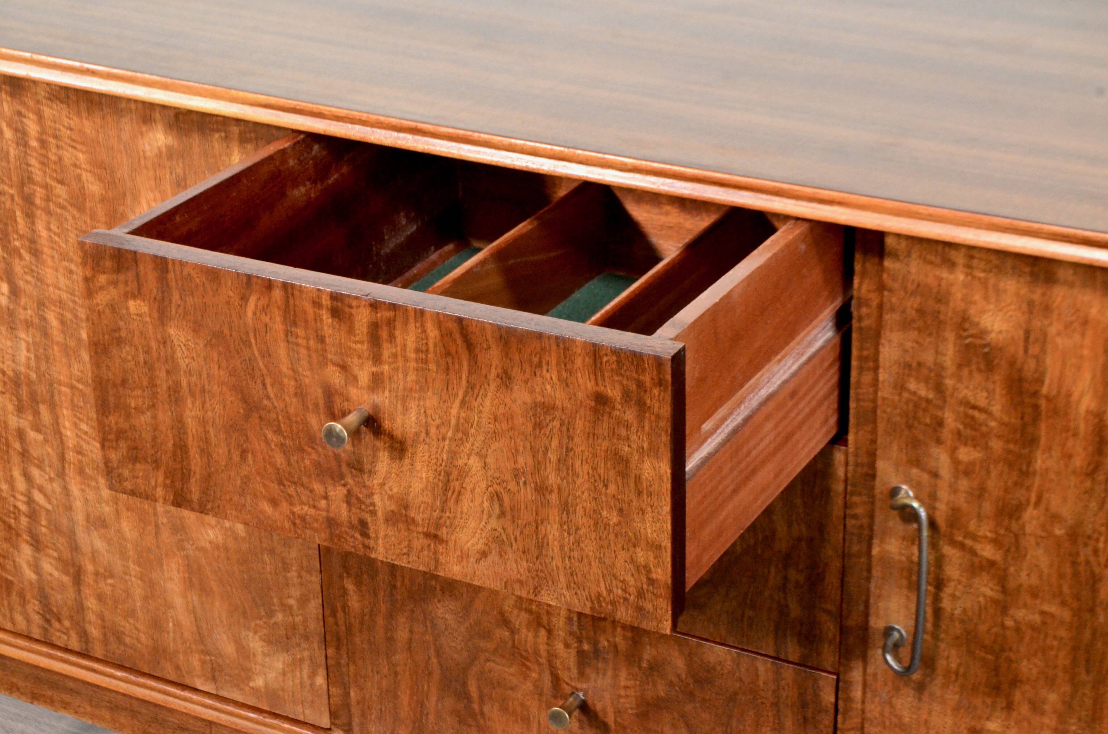 Vintage Vanson For Heal's Danish Style Walnut Sideboard. Delivery. Modern /