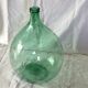 Lady Jeanne in glass 54 liters green color dimension: height -63cm- diameter -42cm-
