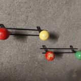 2 vintage coat rack 60