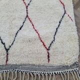 Tapis en laine fait main berbère taille 100 x 200 cm