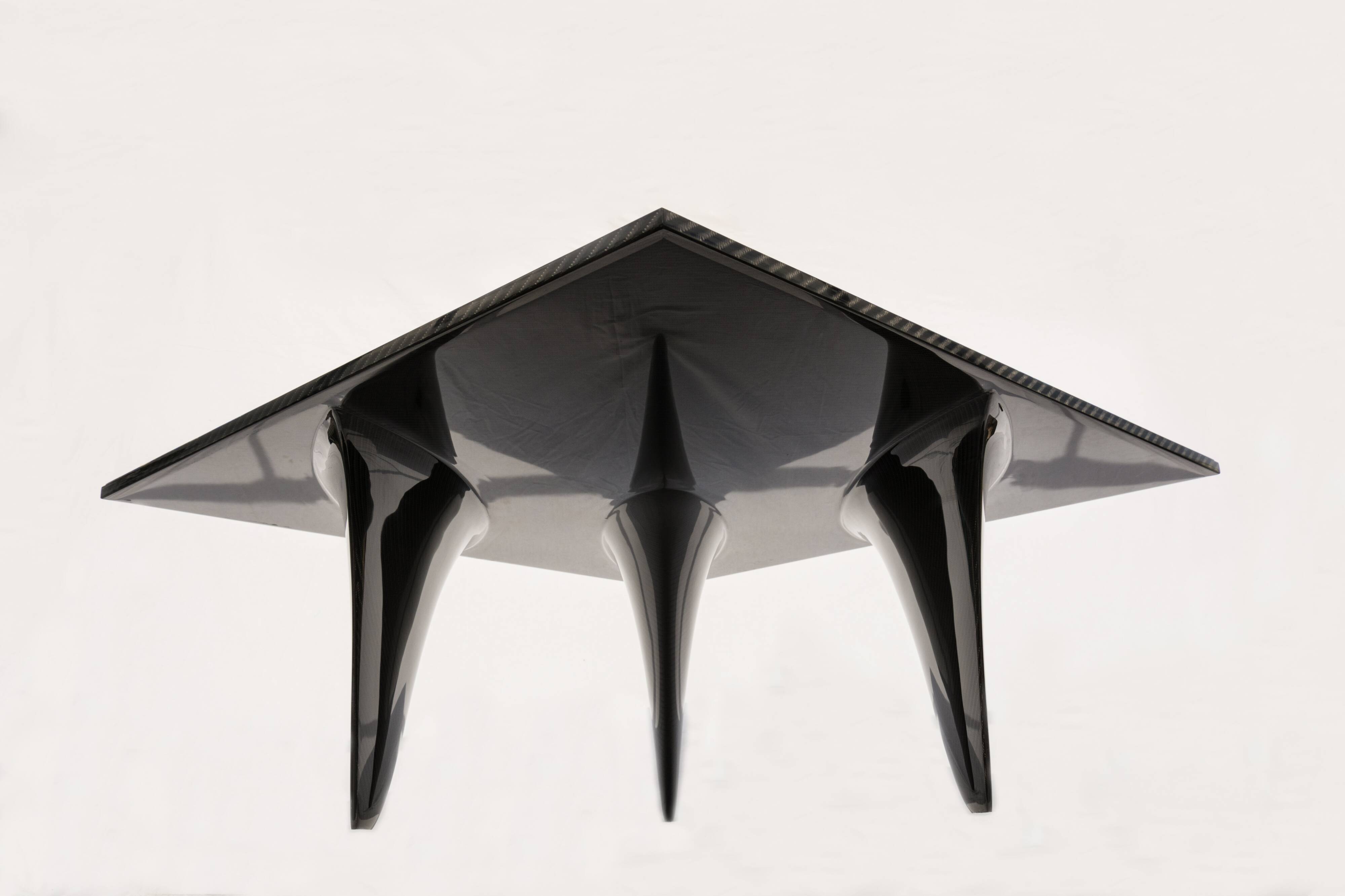 Semi precious and carbon stone coffee table