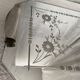 Vintage 1950s Venetian mirror and silver-plated metal tray