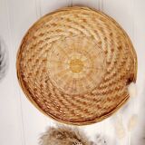 Corbeille osier vintage