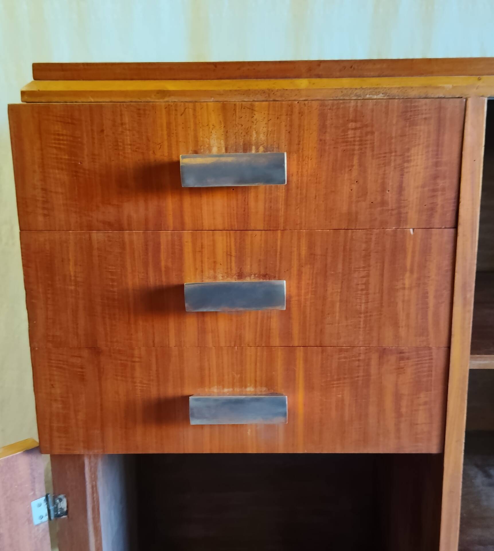 Buffet Art-déco en teck - années 30/40
