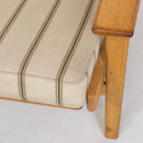 Pair of first-generation GE-290 lounge chairs designed by Hans J. Wegner.