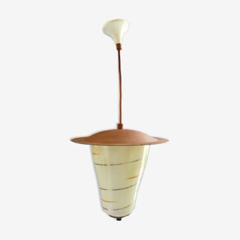 Opaline hanging lamp 50