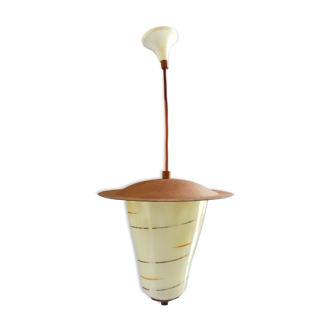 Opaline hanging lamp 50