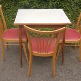 Table and chairs kitchen years 60