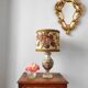 Italian Capodimonte porcelain lamp