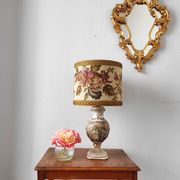 Italian Capodimonte porcelain lamp