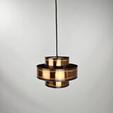 Lampe à suspension Sven Aage Holm Sørensen cuivre années 1960 Danemark