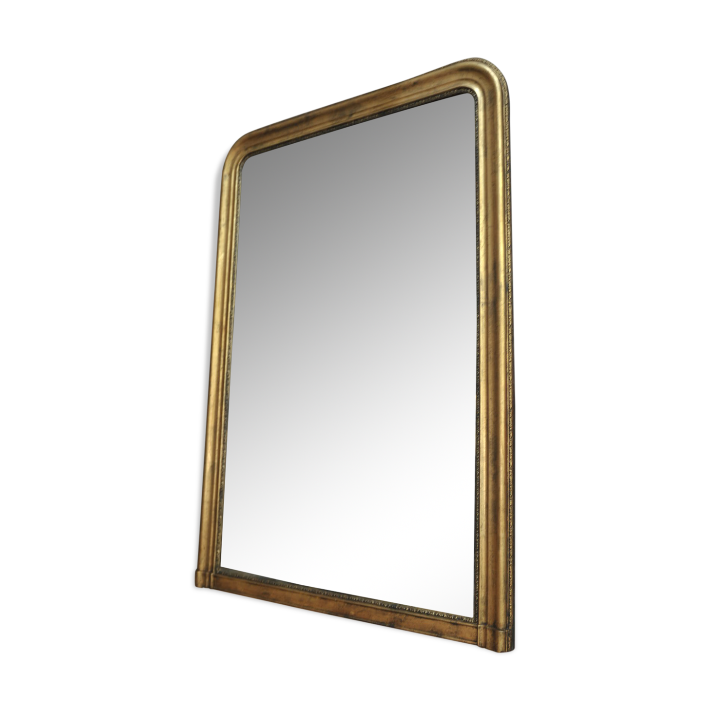 Former mirror late 19th in gilded wood - 180x120cm