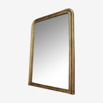 Former mirror late 19th in gilded wood - 180x120cm