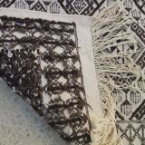 Carpet kilim white and grey corridor 308-95cm