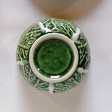 Lot bowls and plates in dabbling cabbage leaves