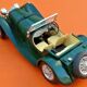 Jaguar SS100 miniature car (1937) Burago