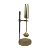 Bougeoir gyroscopique en laiton Ilse Ammonsen Danemark 1950