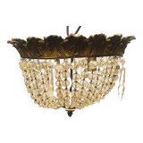 Louis XV style ceiling chandelier in bronze 20th century